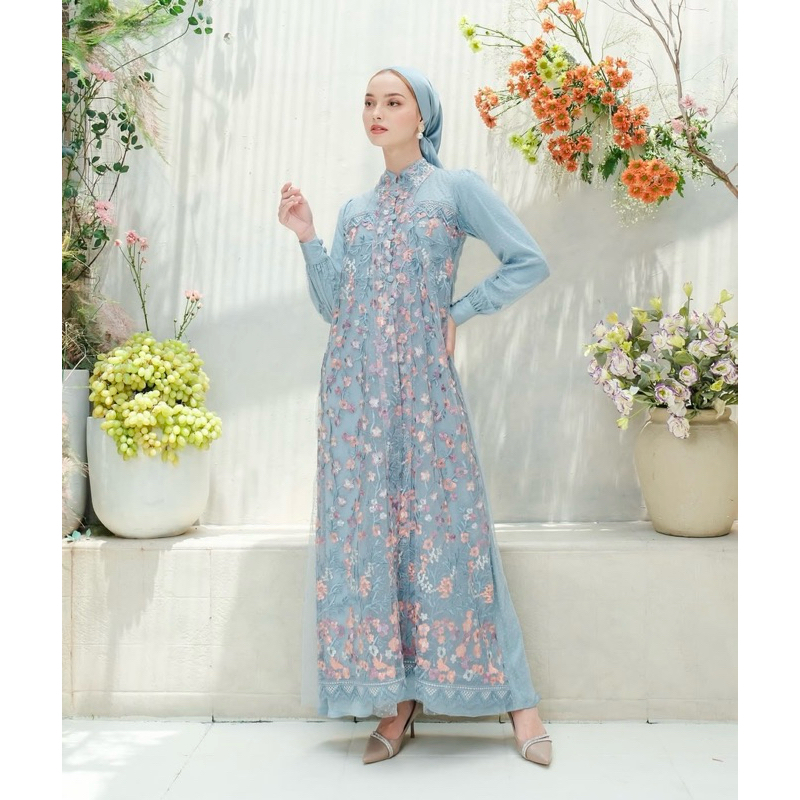 Jameela dress ainayya ice blue
