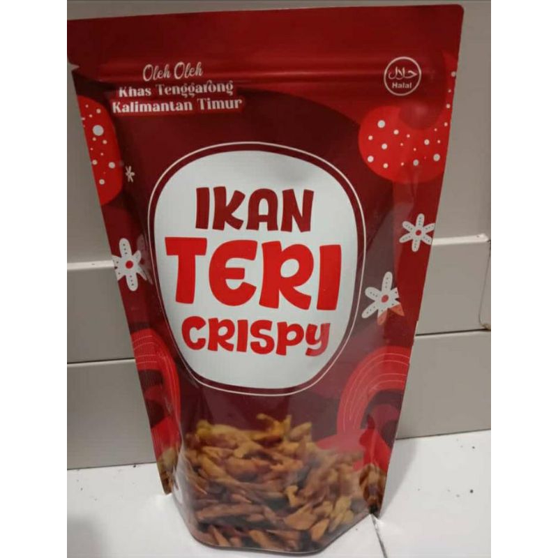 

Teri Crispy Kemasan Pouch | Snack Ikan Teri | Cemilan Ikan Teri Anak | Snack Ikan sehat (Oleh-oleh Khas Tenggarong Kalimantan Timur) Jukut Bilis / Ikan Teri Sungai