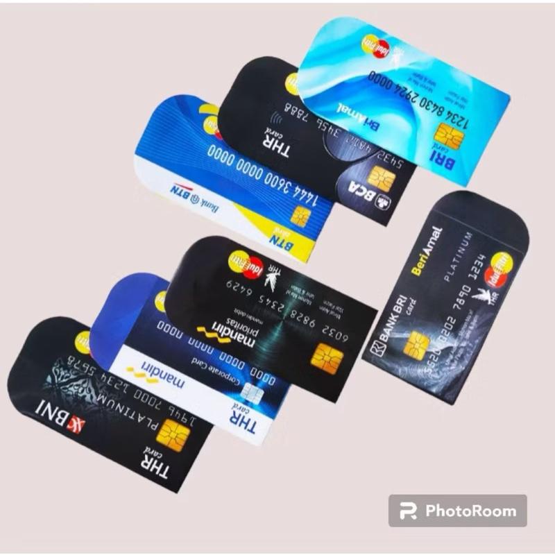 

Angpao amplop Lebaran Idul Fitri 2025 Motif Atm Kekinian isi 100 Lembar
