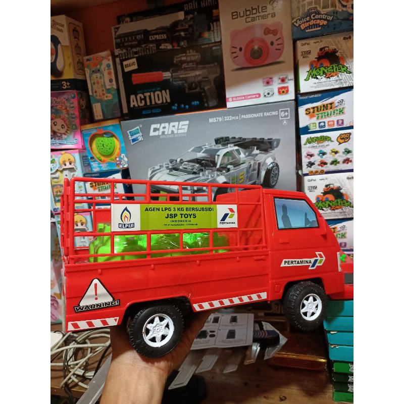 Mainan Mobil LPG L 300 Pertamina LPG isi Tabung Gas DT 13