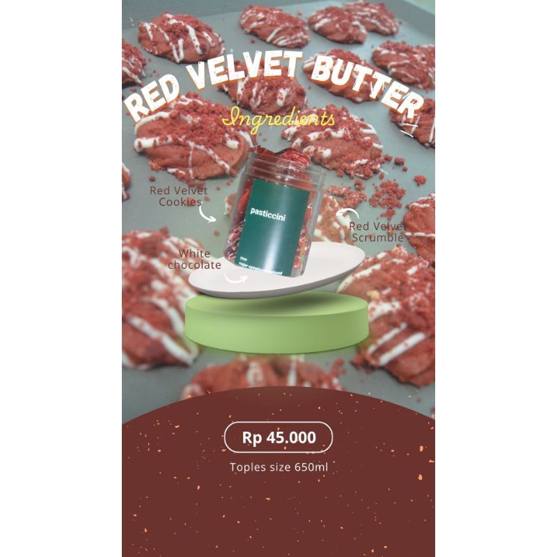 

Red velvet butter