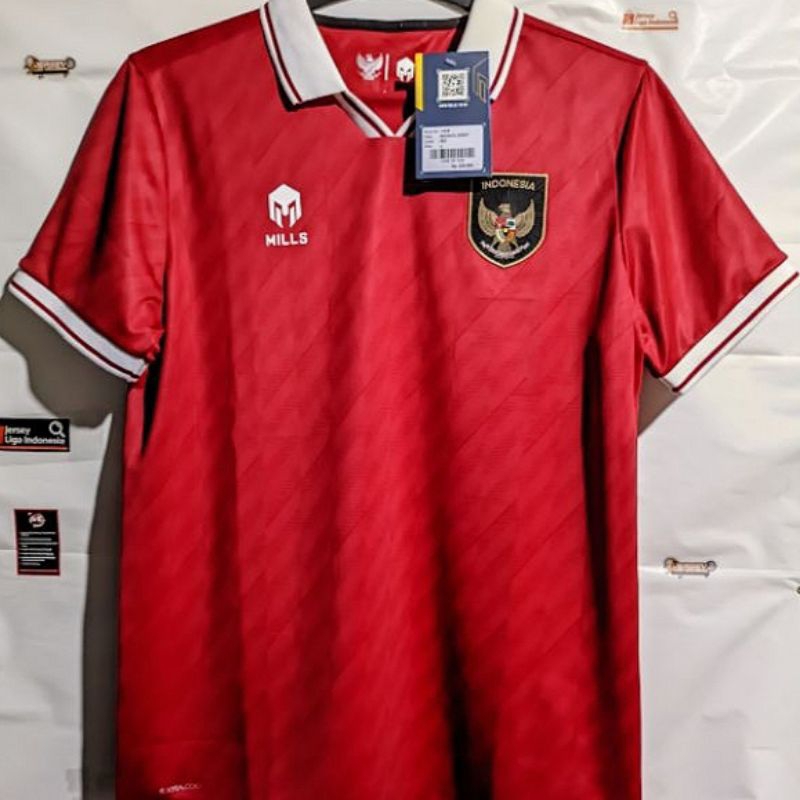 Jersey Indonesia Home 2022 Player Issue Mills Original BNWT - Size S