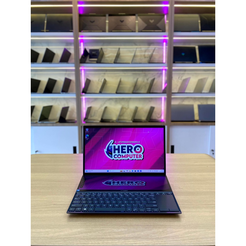 Laptop Asus Zenbook Duo, Intel Core i7 gen 11, Nvidia MX450