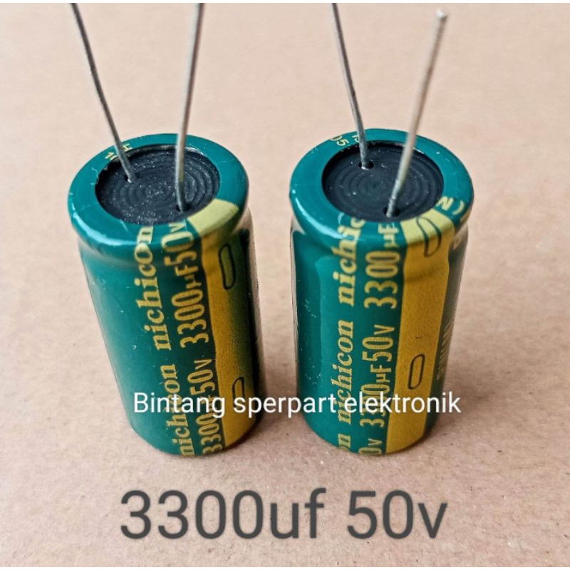 (1 Buah) KAPASITOR ELCO 3300UF 50V CAPACITOR ELCO 3300UF 50V KAPASITOR 3300UF 50V CAPACITOR 3300UF 5
