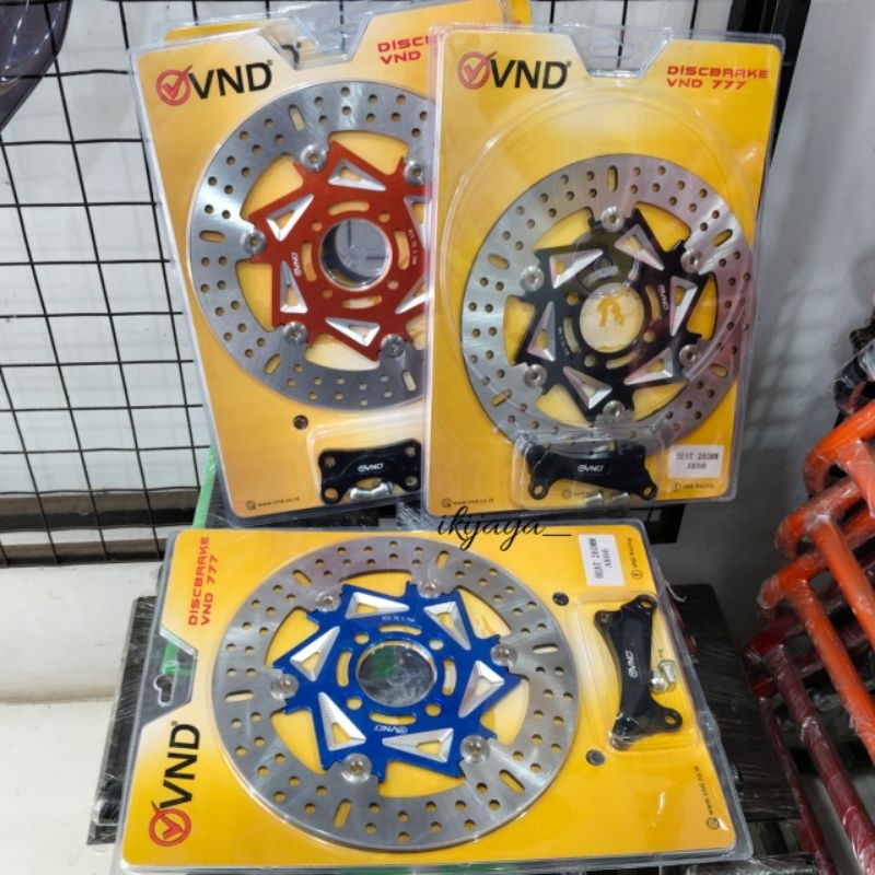 piringan cakram depan vnd jupiter z vega f1zr mx king ak 66 dan ak55 260mm