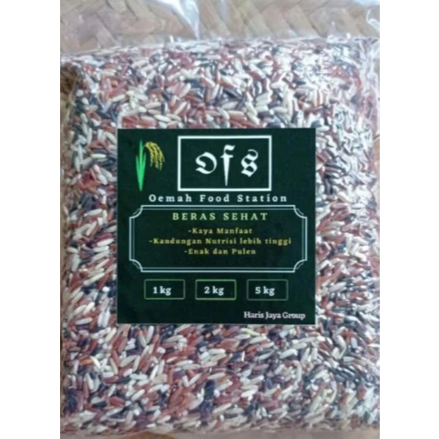 

Beras Mix Campur Merah Coklat Hitam Bergizi Organik 500GRAM