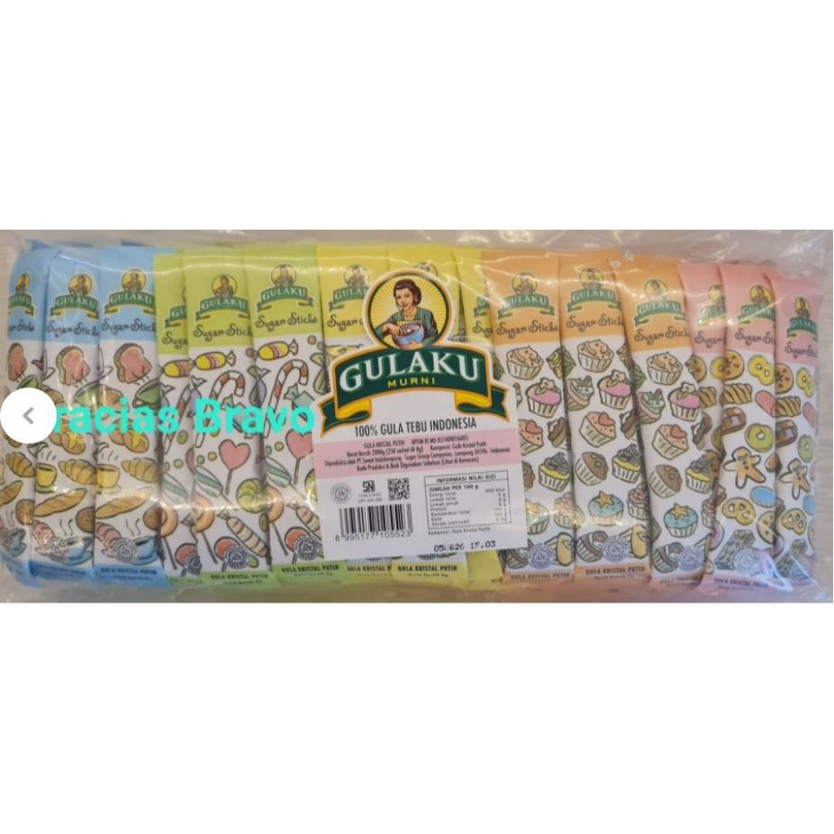 

JKL Refill GULAKU Gula Saset Stik 8gr x 125 saset - Refill Sugar Stick Sachet @ 8 gr x 125 sachets