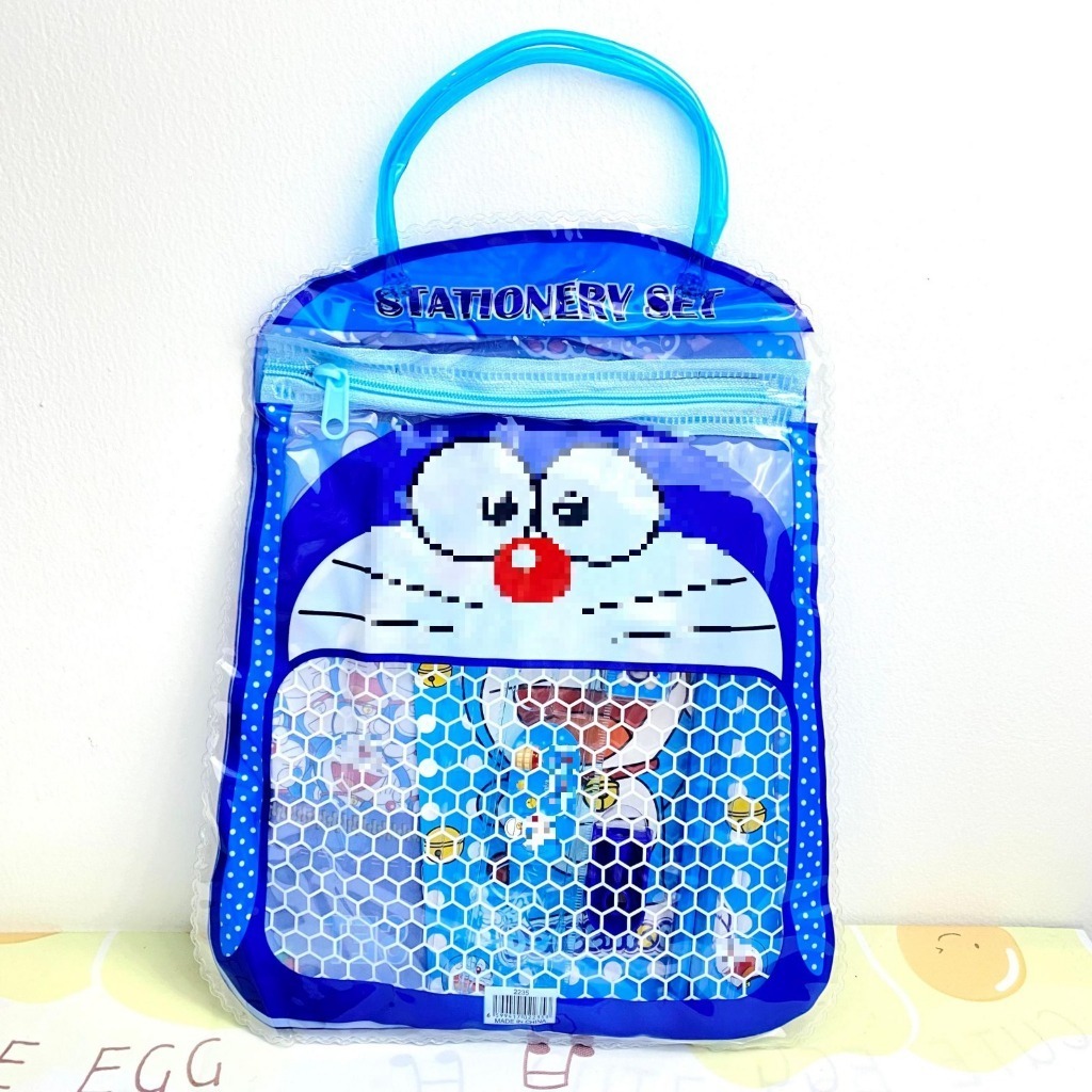 

Stationery Set 6 in 1 Free Bag Alat Tulis Anak Sekolah Buku Pulpen Penghapus Pengaris Tas