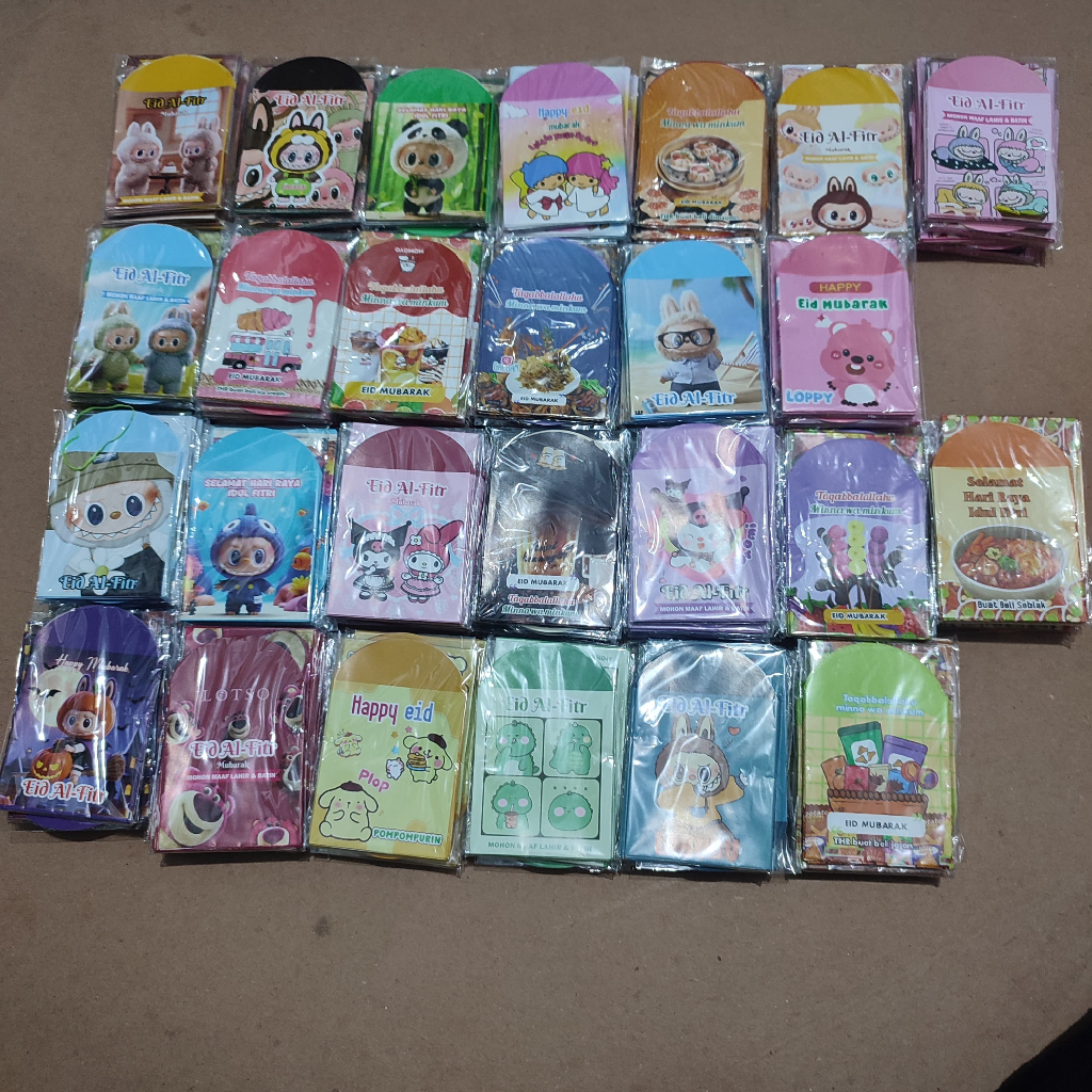 

AMPLOP LEBARAN CUTE (UKURAN LEBIH LEBAR) MIX