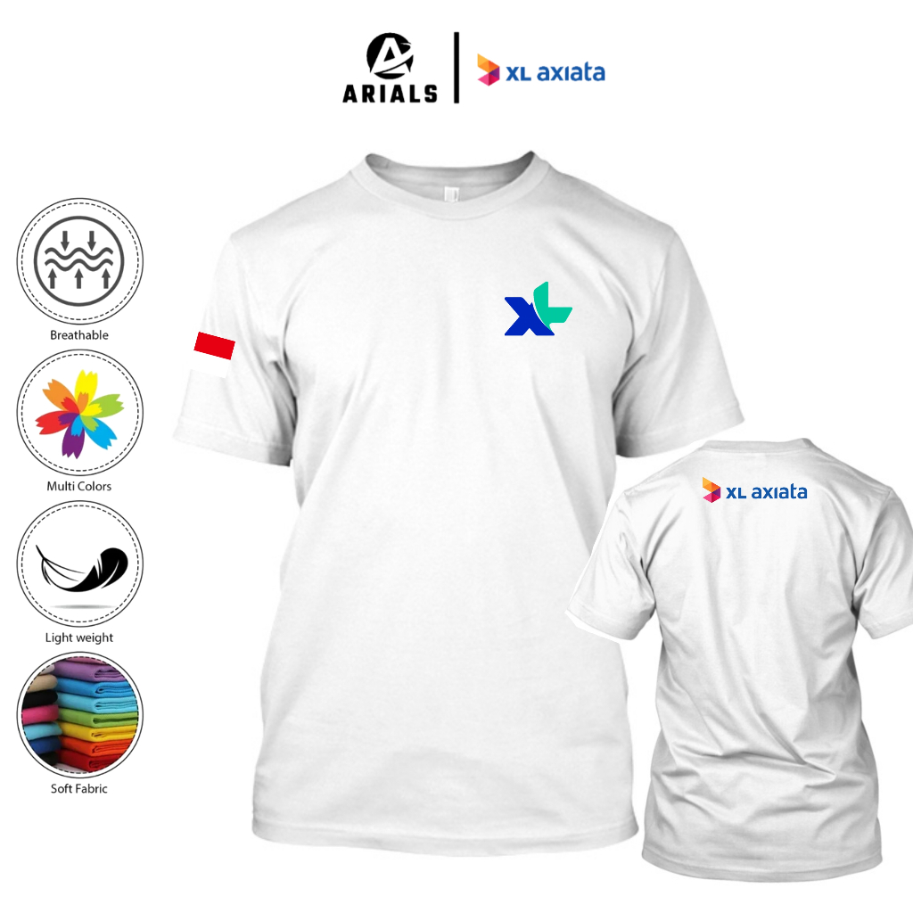 Arials Kaos Baju Perusahaan XL Axiata