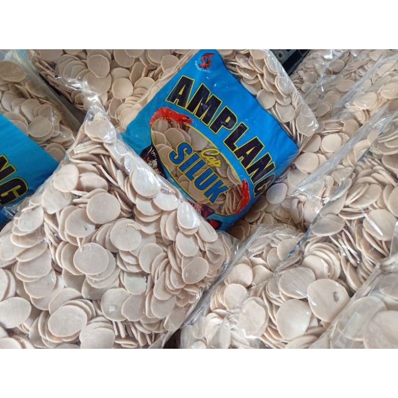 

Kerupuk ikan Tenggiri / Kemplang Khas Palembang Mentah
