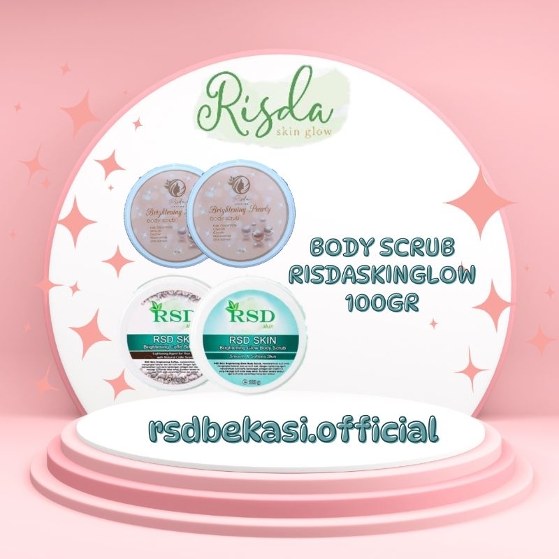 ADY78 rsd risda skin glow body scrub 100gr