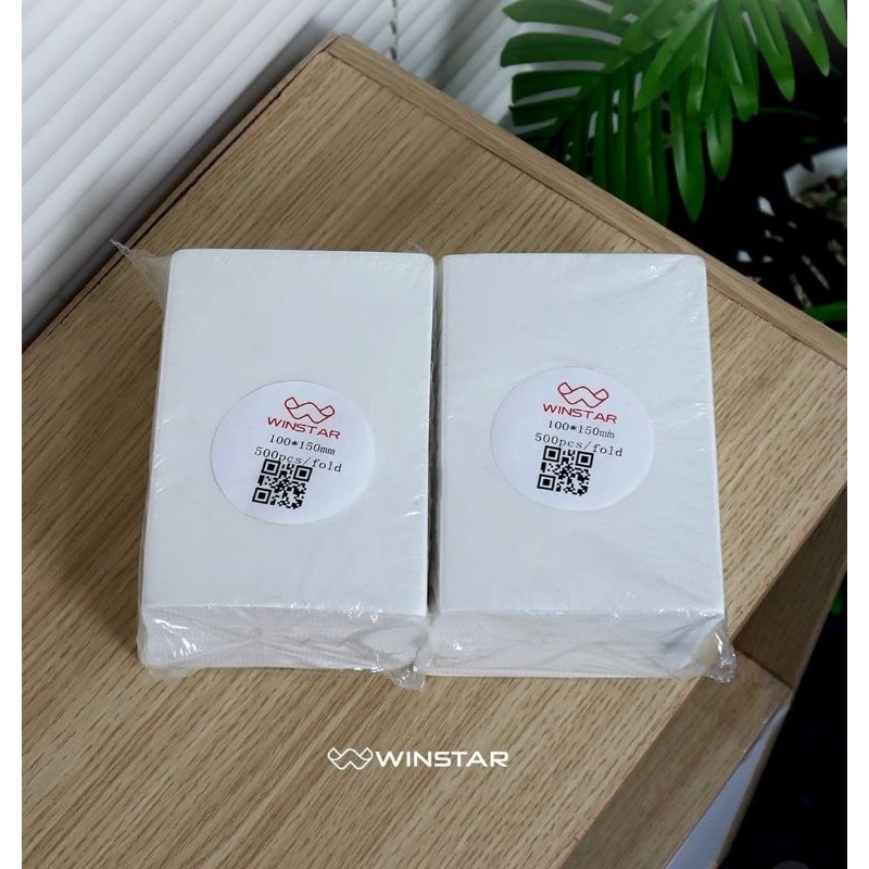 

Label Thermal Winstar 100mmx150mm 500 Pcs Lipat Isi 20 Lipat