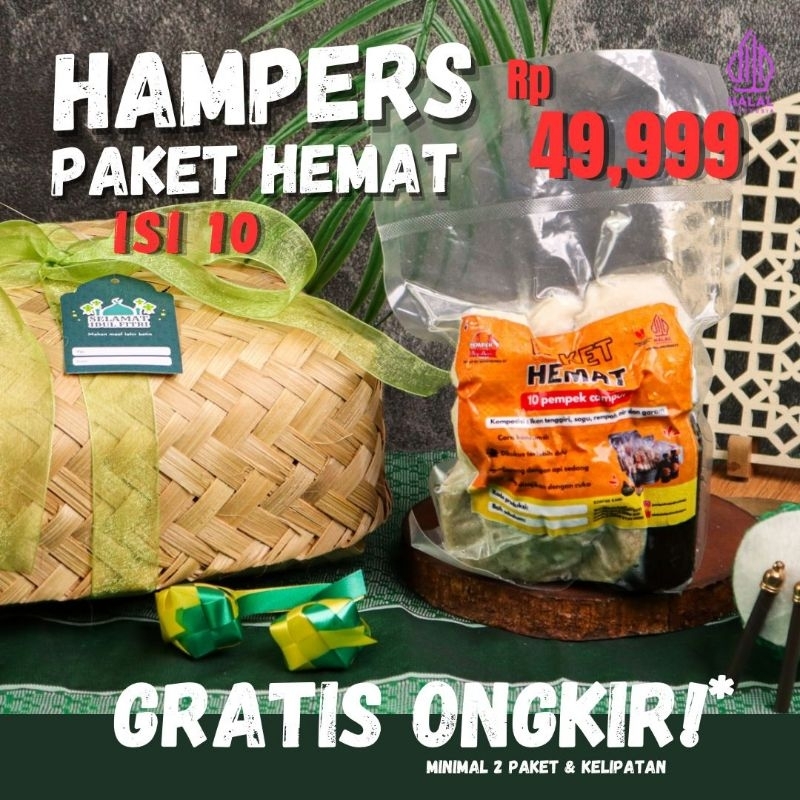 

HAMPERS LEBARAN Idul Fitri Pempek Palembang Parsel Murah