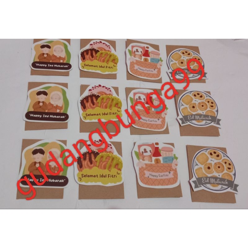 

Amplop lebaran unik viral 3D (isi 5pcs) idul Fitri belakang ada amplop tertutup