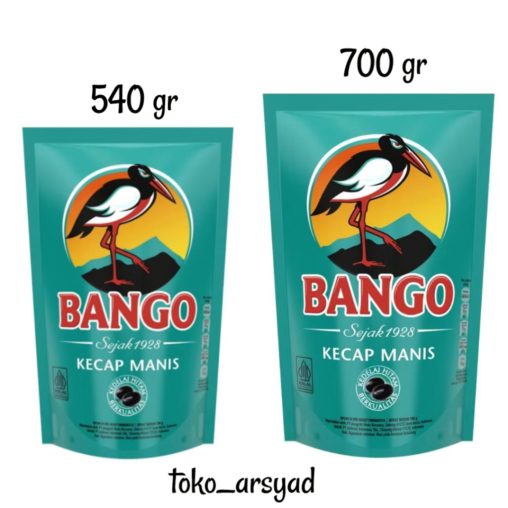 

Bango Kecap Manis 540 gram atau 700 gram