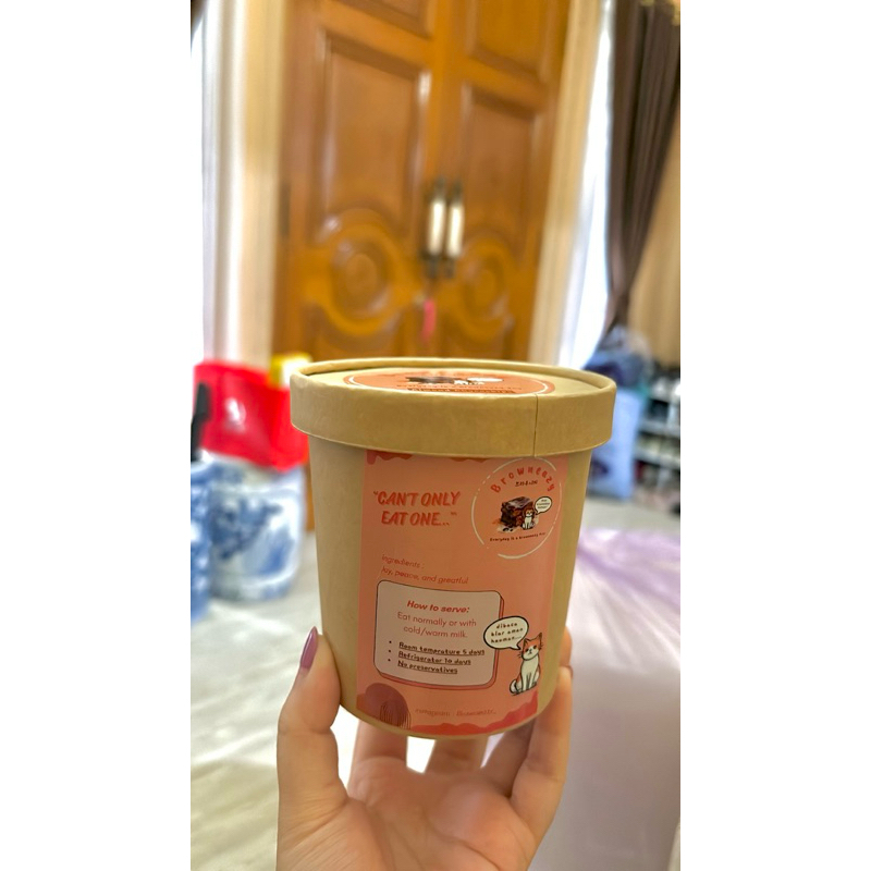 

[PO] Browneazy bites cup Original and Almond Chocochips