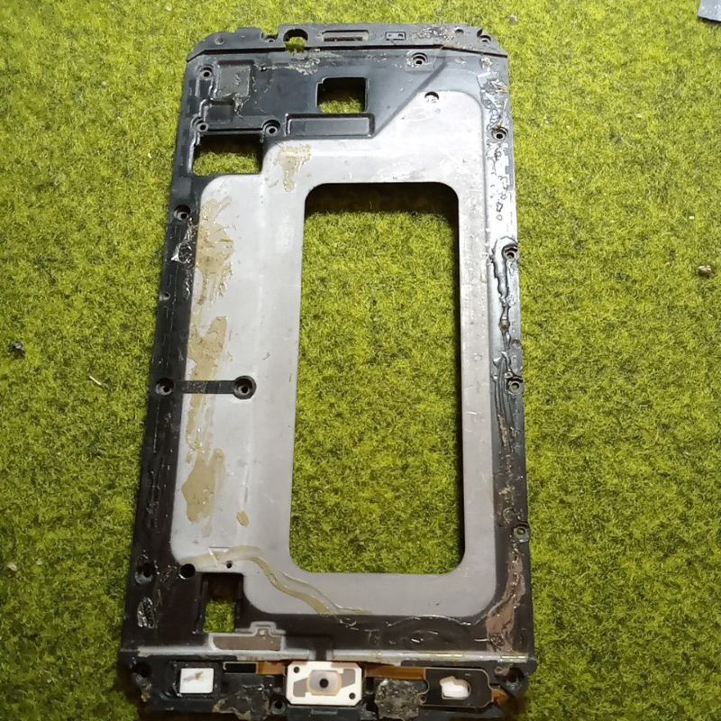 frame dudukan lcd Samsung A810 A8 2016 original bonus