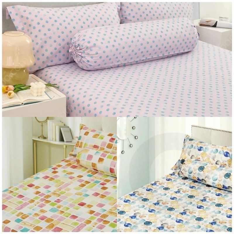 Sprei Cotton Linotela ukuran 160x200cm