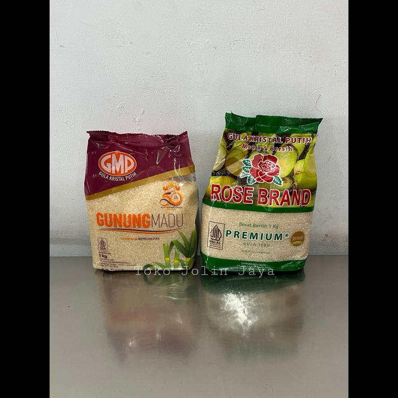 

1kg gula kemasan (Rose Brand / GMP)