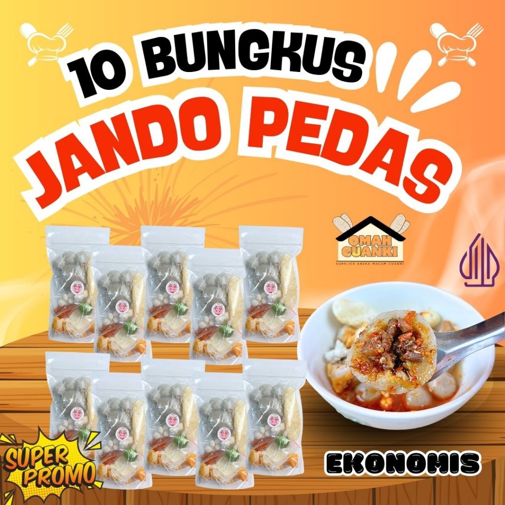 

10 BKS BASO ACI ISI TETELAN SAPI EKONOMIS HOTPOT INSTAN