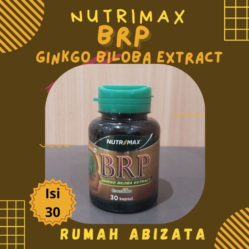 NUTRIMAX BRP GINKGO BILOBA EXTRACT - 30 Tablet