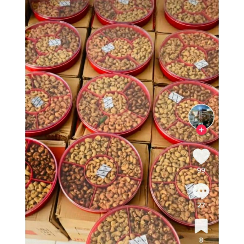 

Kacang mede try 5 rasa Berat 900gr Promo bisa cod instan