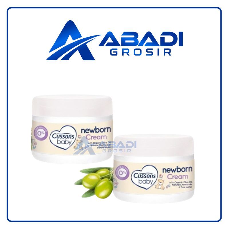 CUSSONS BABY NEWBORN FACE & BODY CREAM- Crean Cussons Untuk Bayi-Cream Wajah- Cream Badan