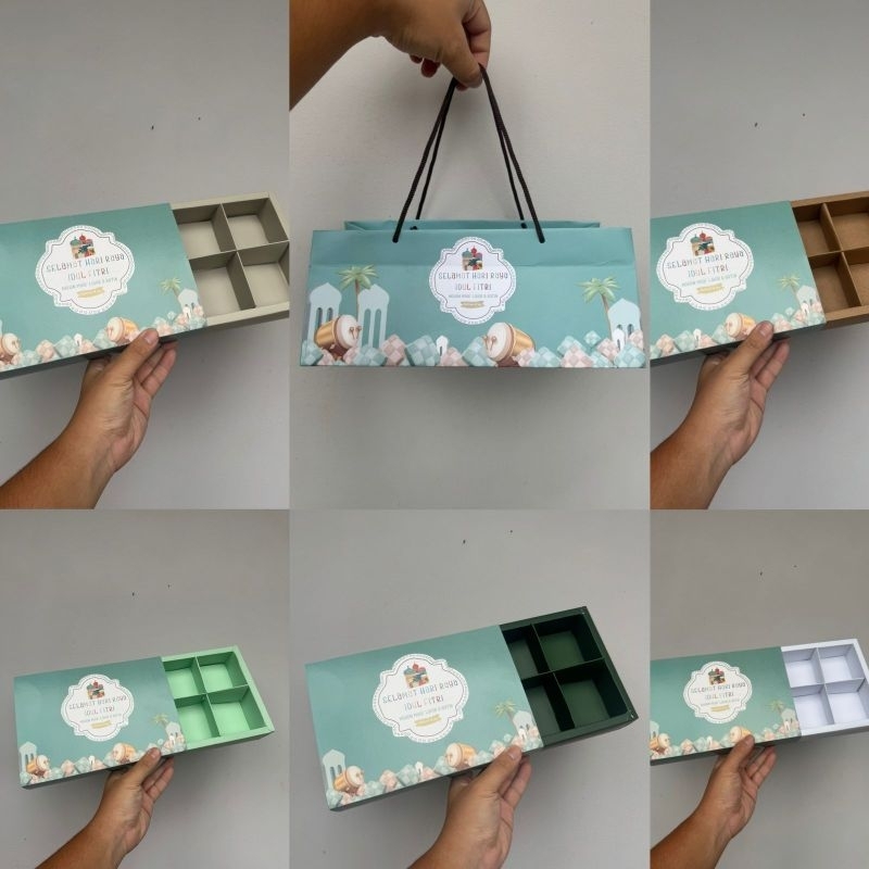 

Pahe V Idul Fitri dus Sekat 6 & Paperbag ( 1 pack isi 5 pcs dus & 5 pcs paperbag )