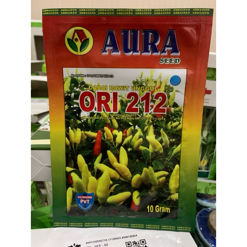 Benih cabe rawit ORI 212 10 gram cabai rawet putih ORI212 dari aura seed