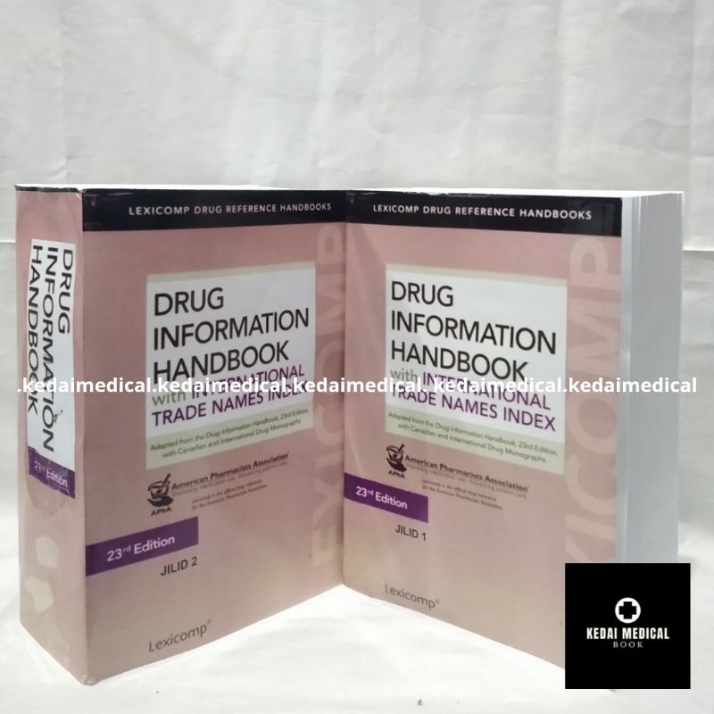 BUKU DRUG INFORMATION HANBOOK EDISI 23 JL.1 & JL.2 (DIH) TERMURAH LARIS