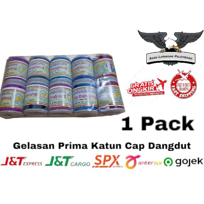 1 PACK GELASAN PRIMA KATUN CAP SUPER DANGDUT ISI 10 KLOS