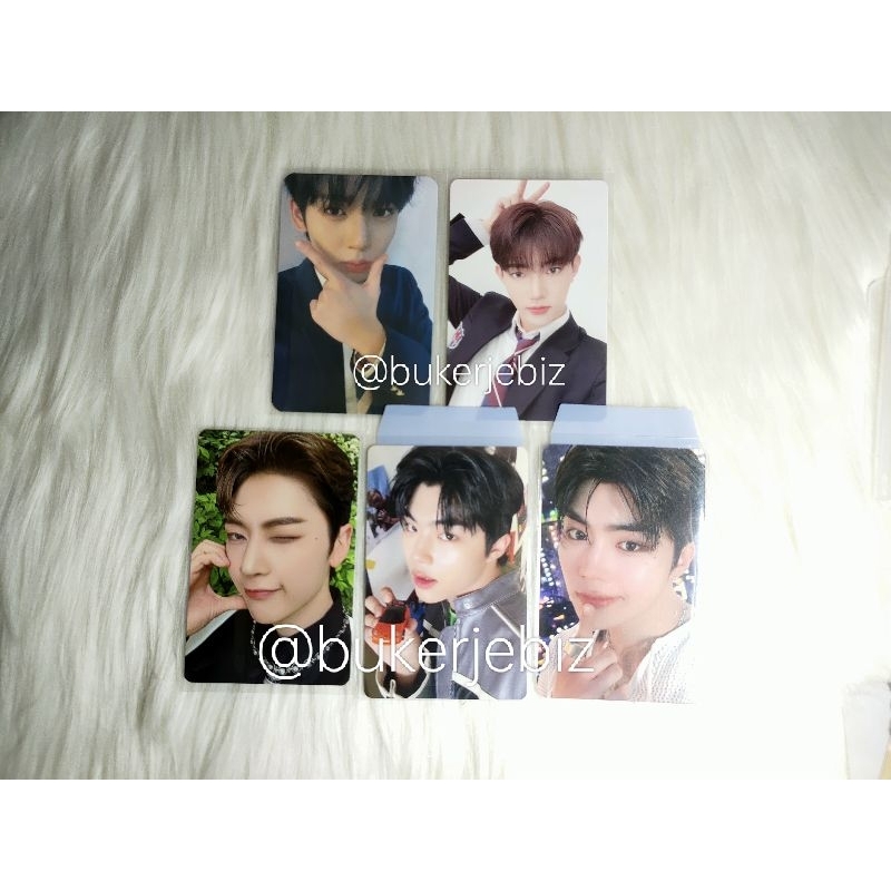 zerobaseone zb1 photocard han yujin, zhang hao, seok matthew, park gunwook skoolooks digipack tradin