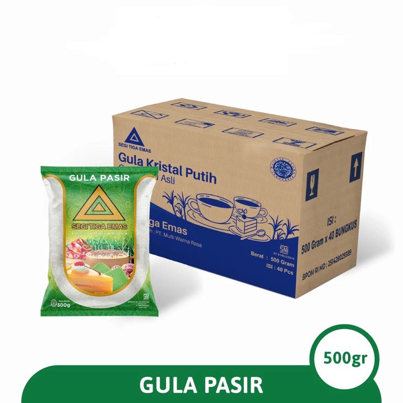 

Gula Segi Tiga Emas 500g (Karton)