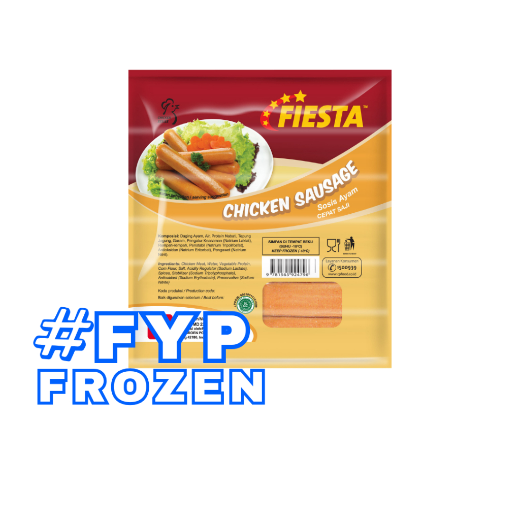 

FIESTA CHICKEN SAUSAGES 300GR SOSIS AYAM ISI 9