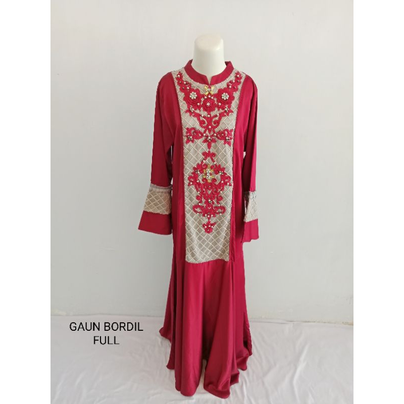 Gamis bordil wanita/GAUN BORDIL FULL