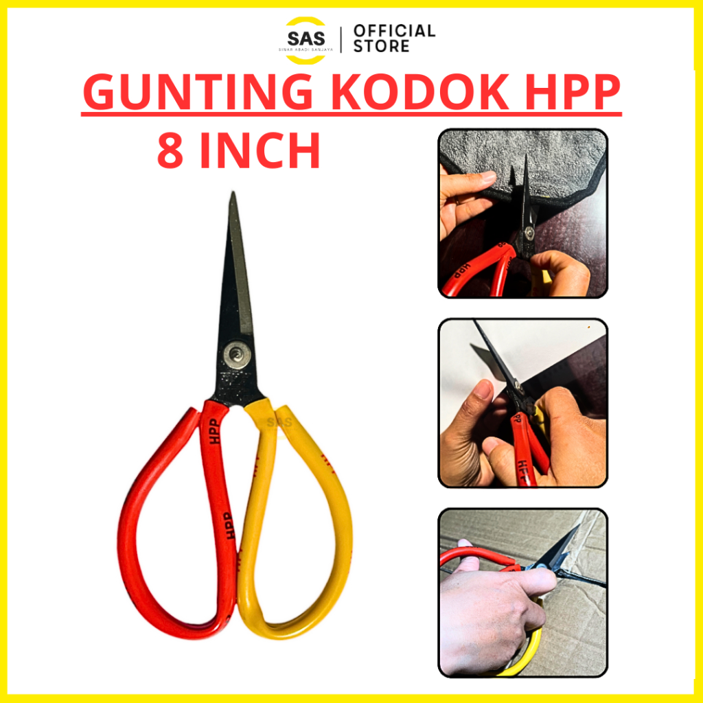 

[SAS] Gunting Kodok Kain Potong Seng Serbaguna Tailor Scissors / Gunting Kain Kertas HPP