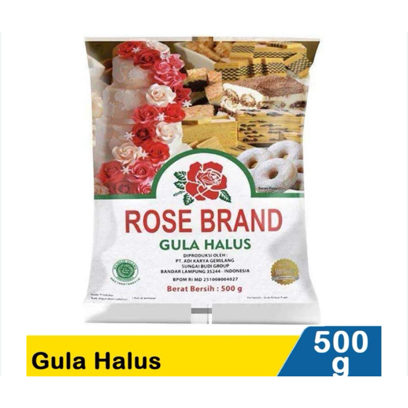 

Rose Brand Gula Halus 500 g