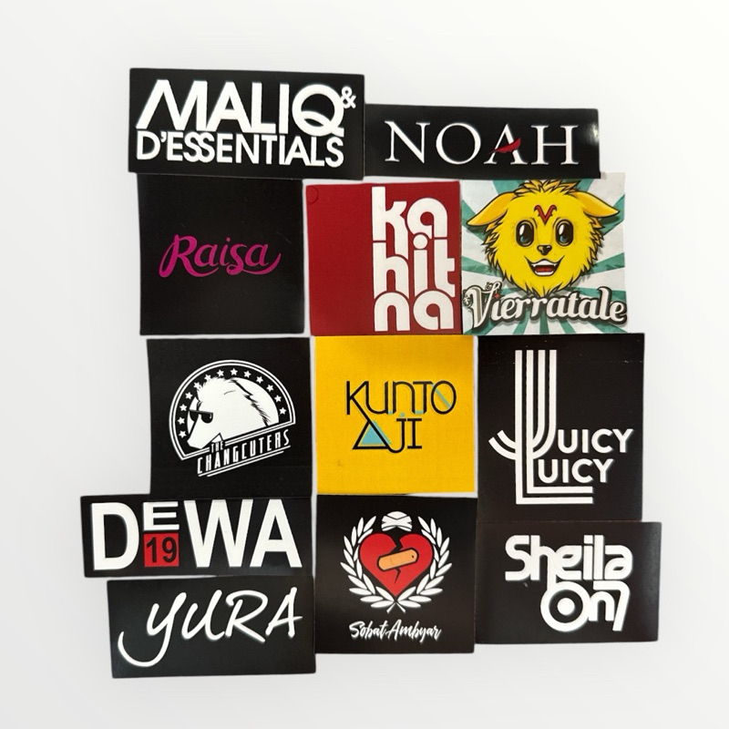 

Sticker Pack Band Popular/Pop (Dewa, Juicy Luicy, Noah, Maliq, S07, The Changcuters)