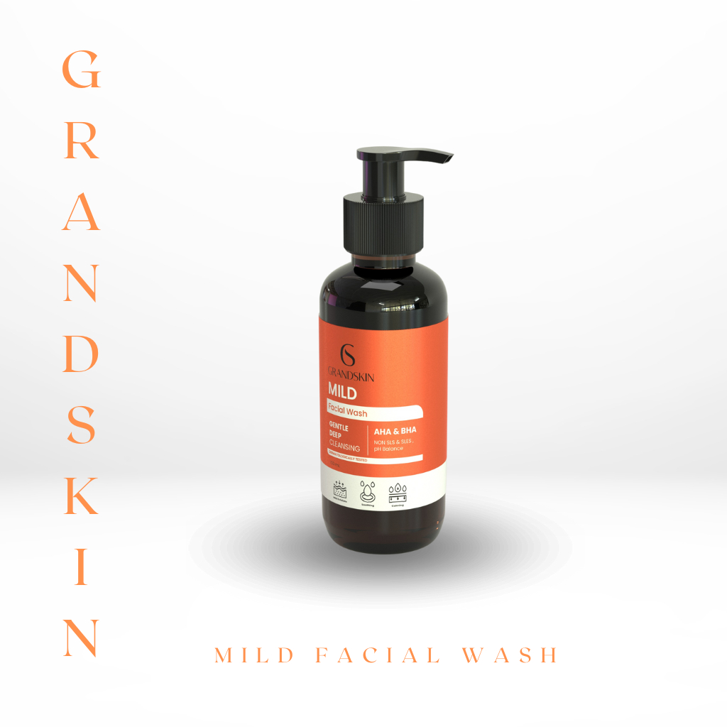 Grandskin Mild Facial Wash Pembersih wajah pH Balance Exfoliate cleanshing