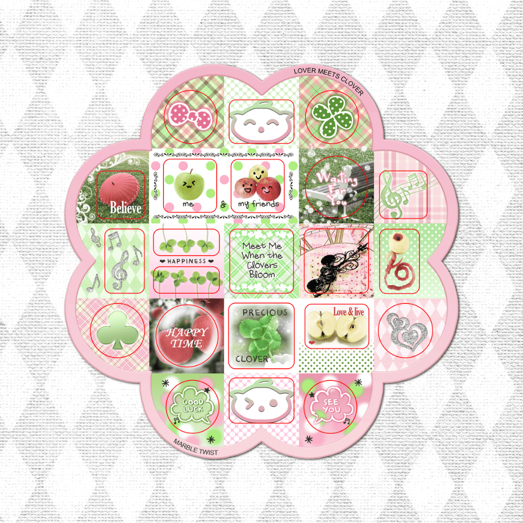 

Lover Meets Clover Sticker Sheet by Marble Twist