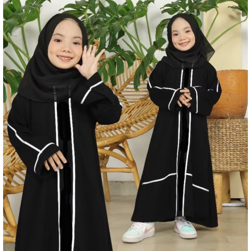 Gamis Anak Perempuan Abaya Lisbal Anak 3 10 Tahun