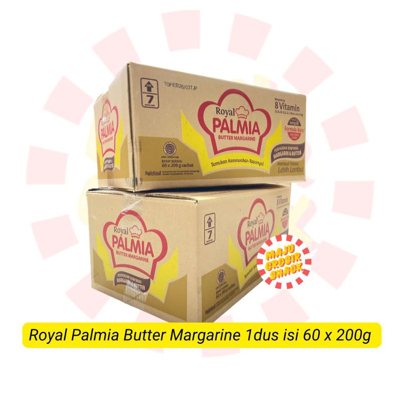

Royal palmia butter margarine 1dus isi 60×200gr