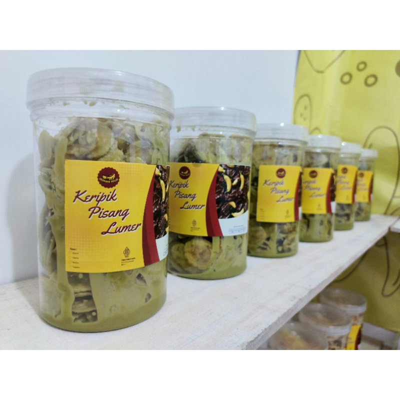 

Keripik pisang lumer rasa matcha teh hijau green tea 350 gram