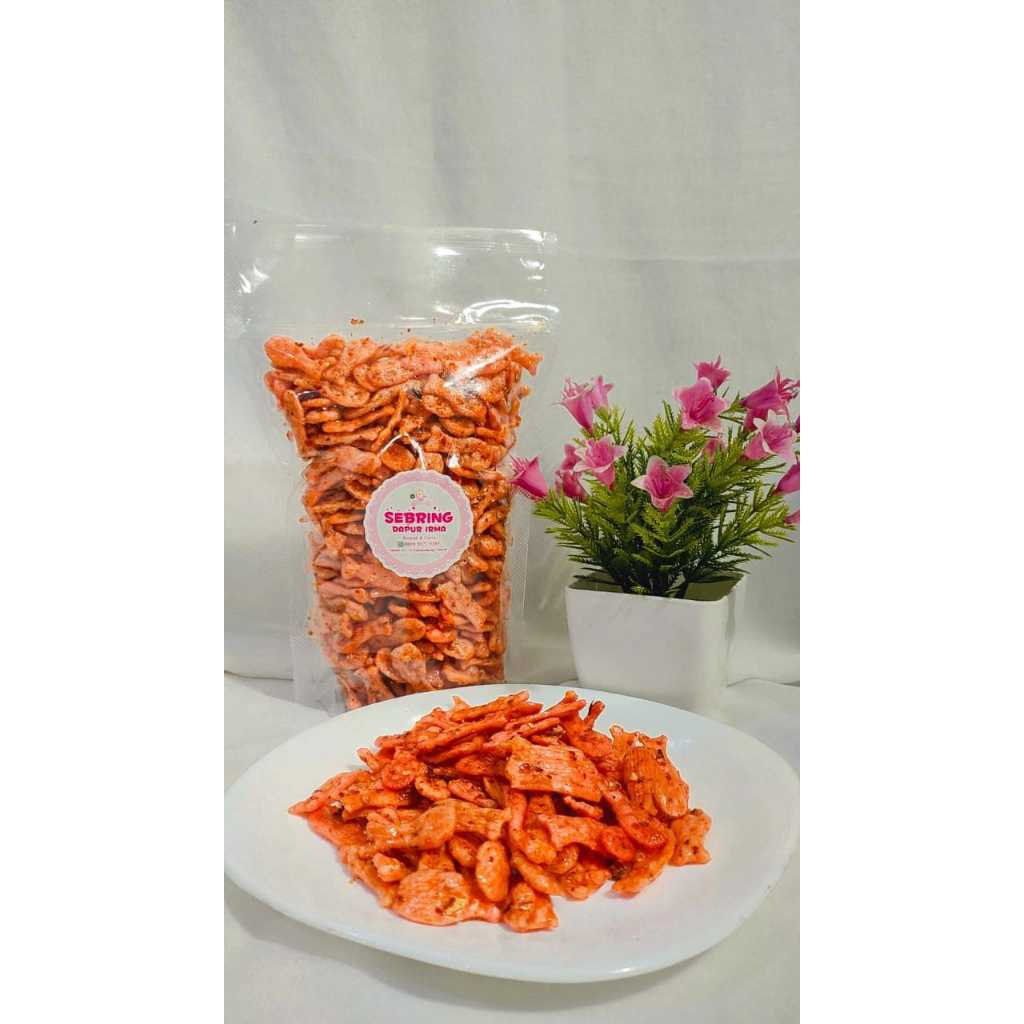 

SEBLAK KERING KRUPIK IKAN/SEBRING RASA BAWANG DAN DAUN JERUK/JAJANAN VIRAL KHAS BANDUNG