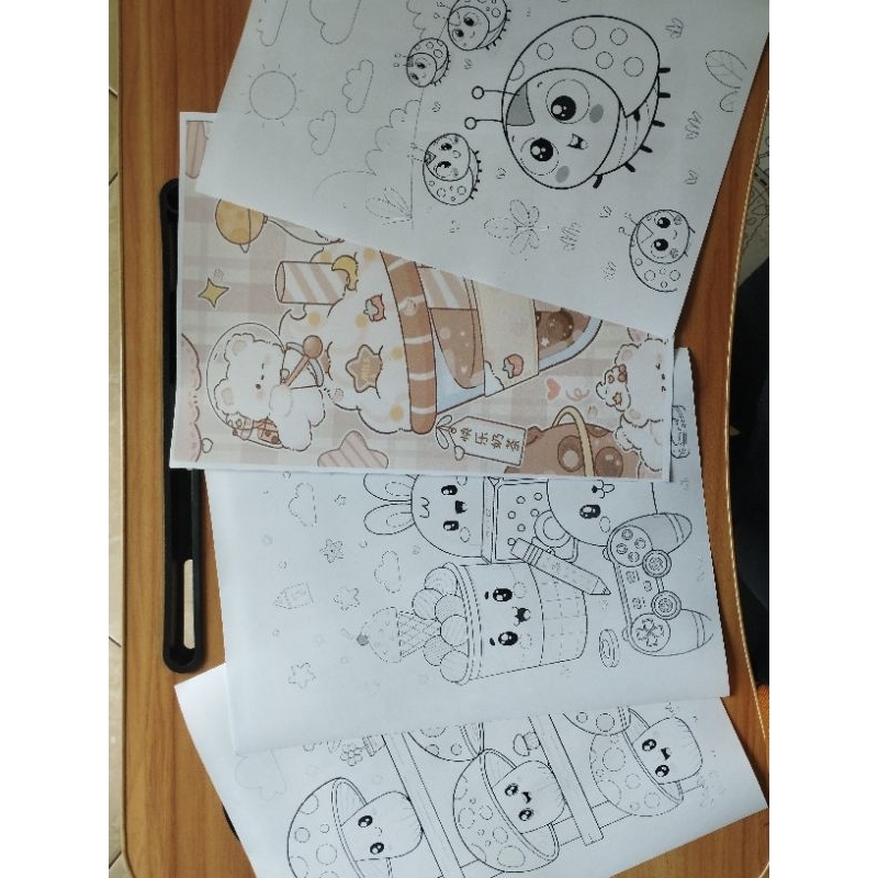 

Kertas Coloring Anak 20 Lembar Kawai Series (Hanya lembaran tanpa sampul dan tanpa staples)