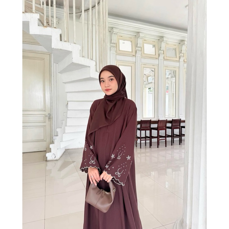 AZNA ABAYA || ABAYA EMBORIODERY || ABAYA DRESS