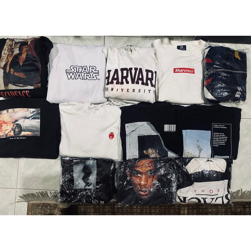 t shirts travis & hoodie starwars & harvard & scarface take all