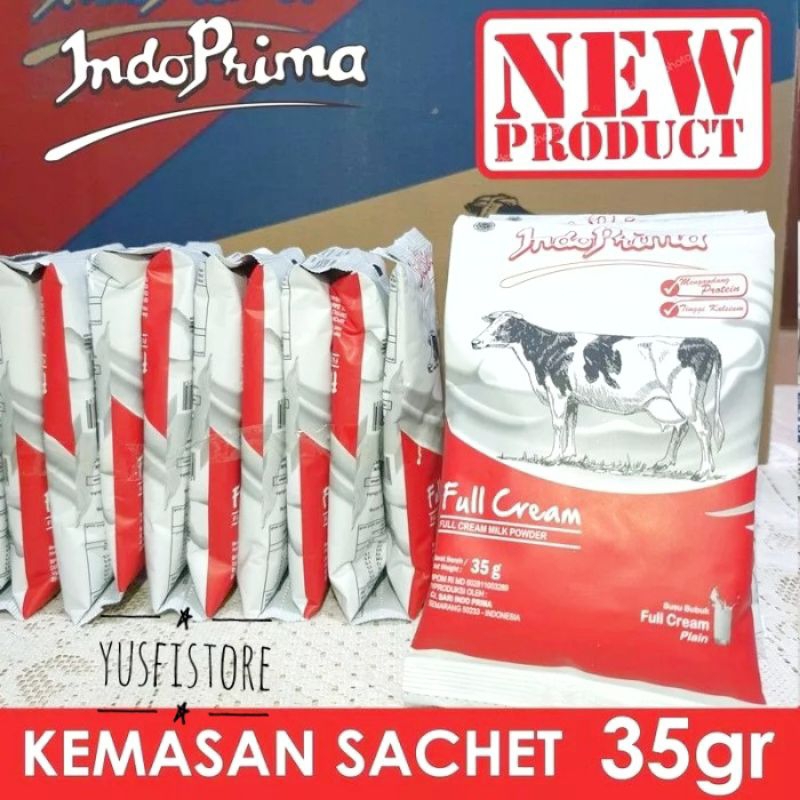 

Susu Indoprima SACHET 35 gr Susu Penggemuk Badan Penambah Nafsu Makan Menambah Berat Badan