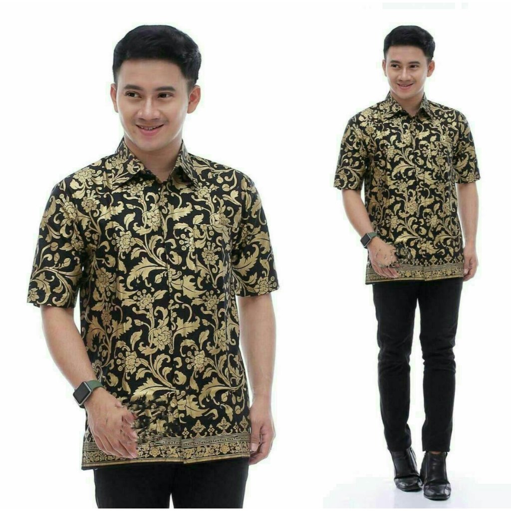 Hem Batik Pria Lengan Pendek / Hem batik pria halus